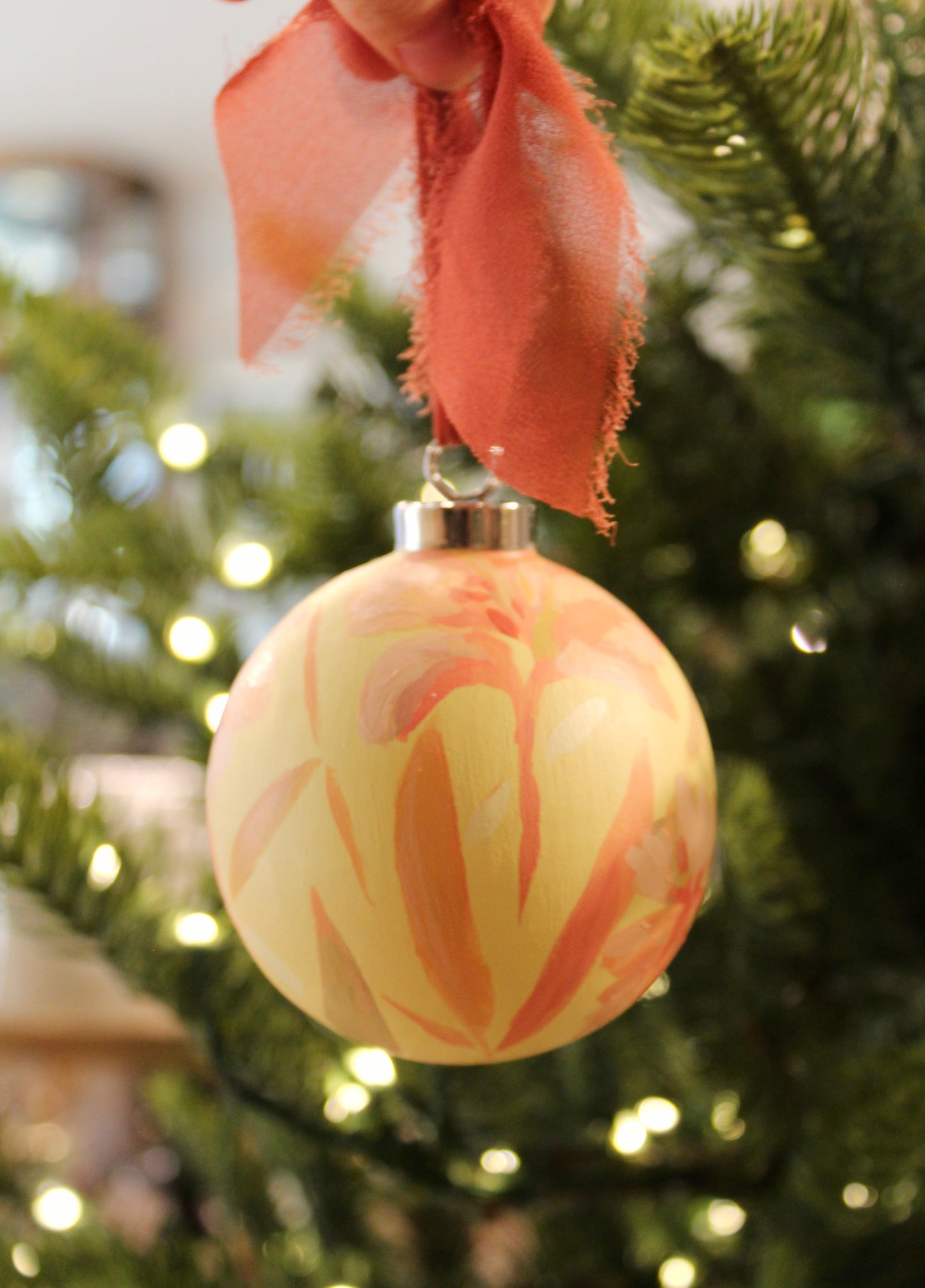 Butter Yellow Ornament 8
