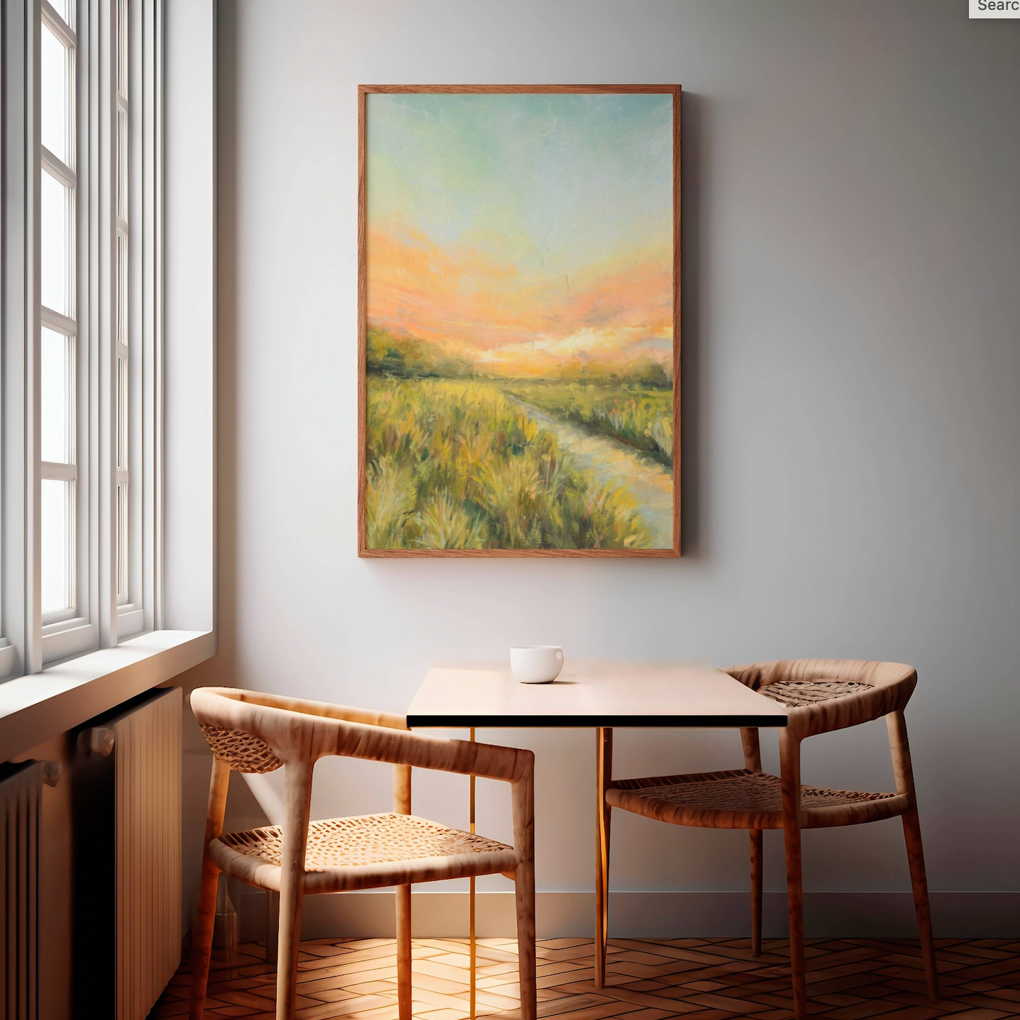 Glowing Sunrise Print