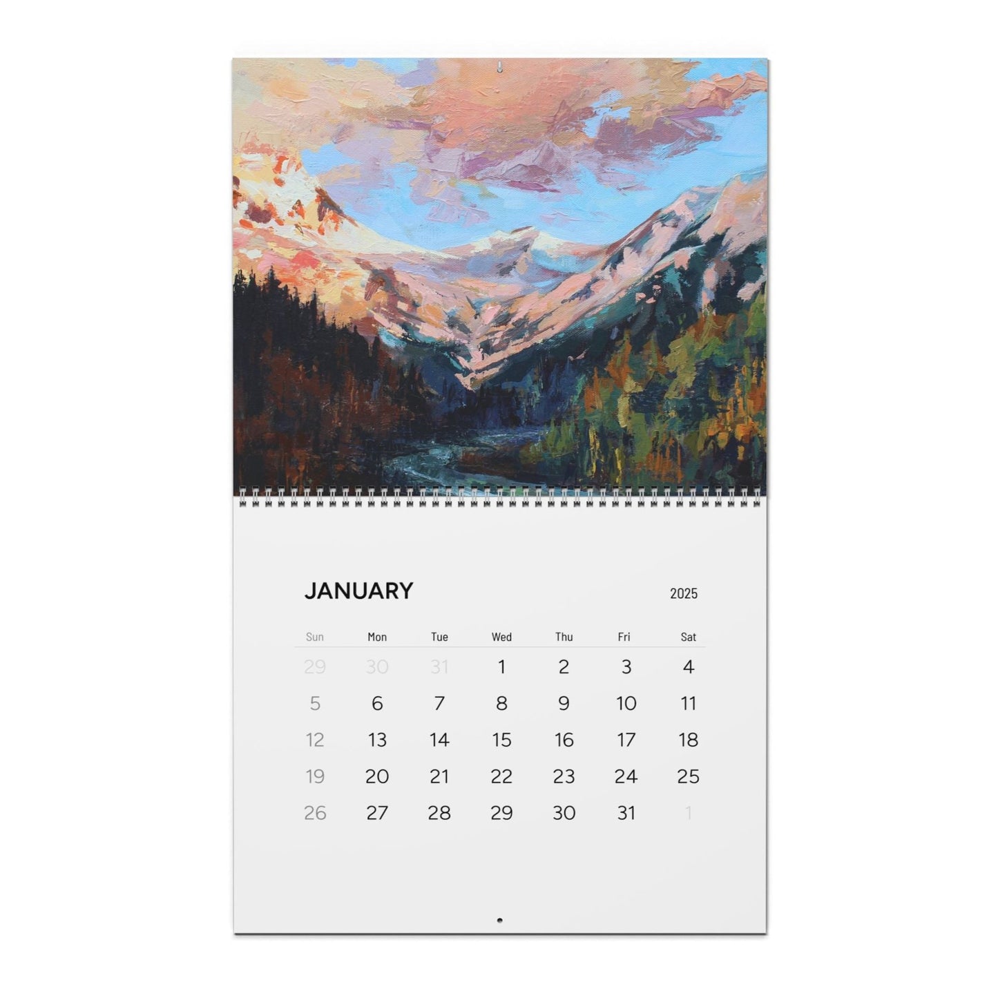 2025 Lakin Rose Art Calendar