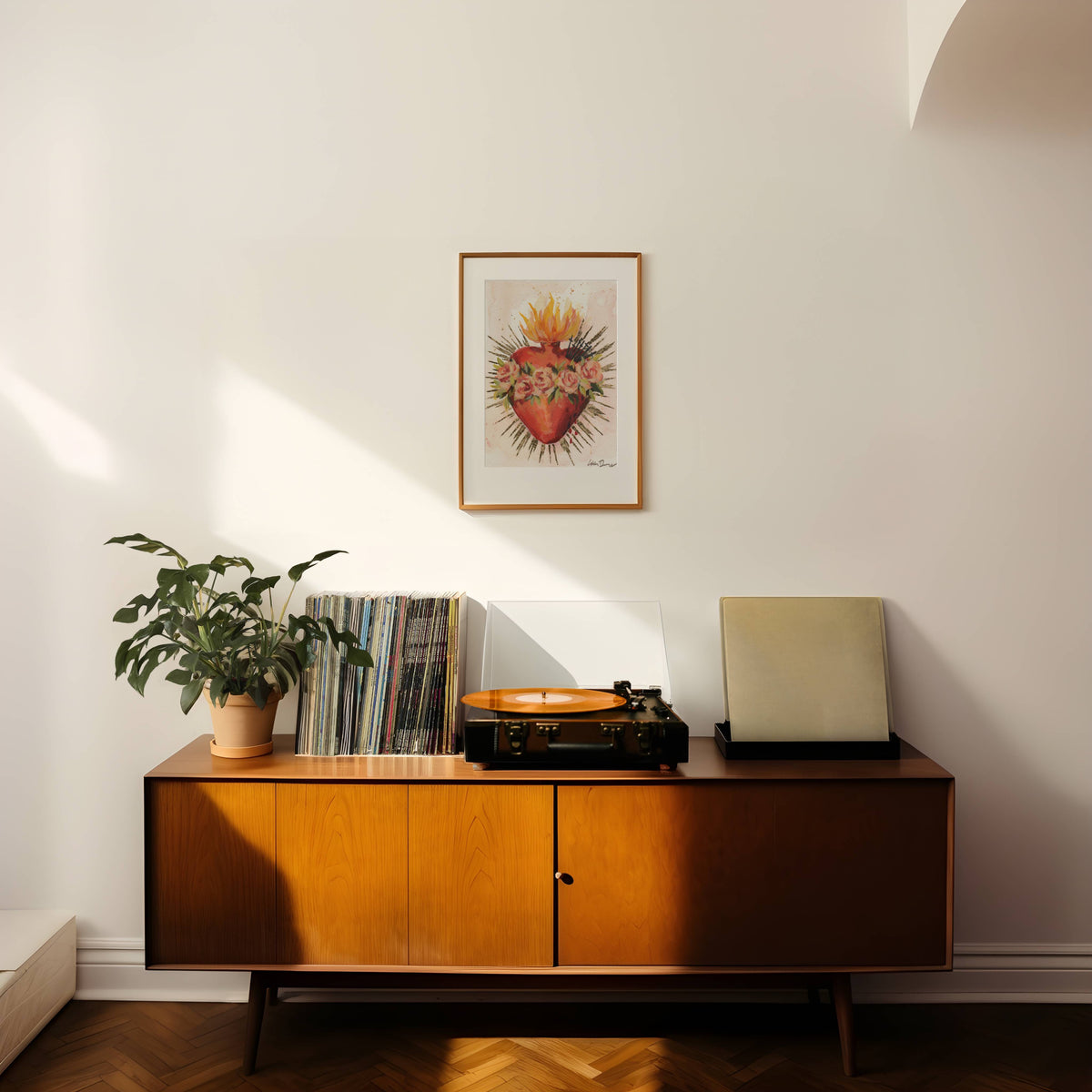 Mary's Blessed Heart Print
