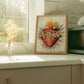 Mary's Blessed Heart Print
