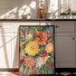 Zinnias & Dahlias Print