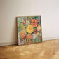Zinnias & Dahlias Print