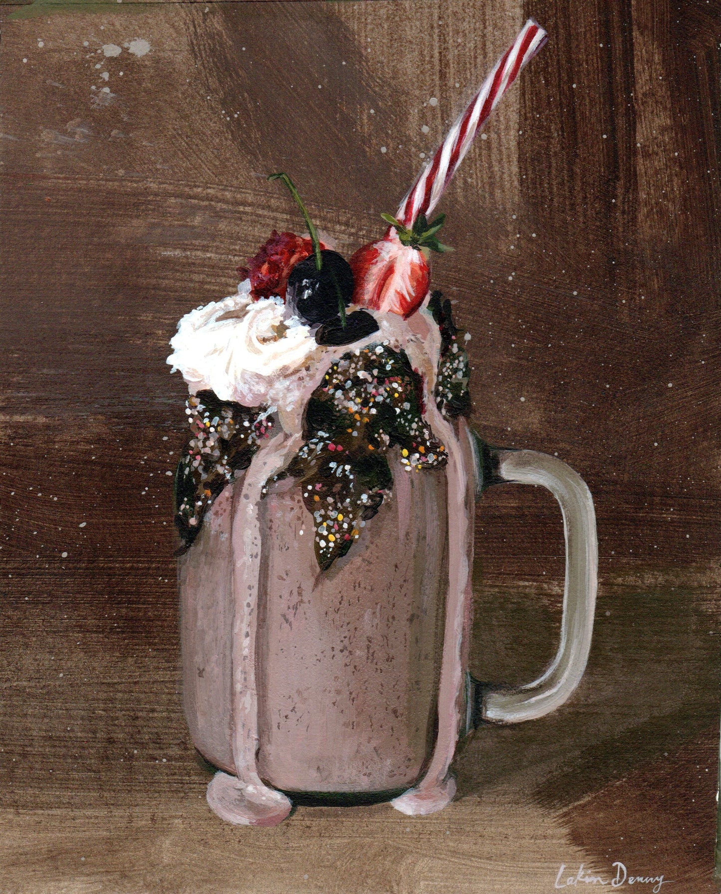 Milkshake Inkjet Print